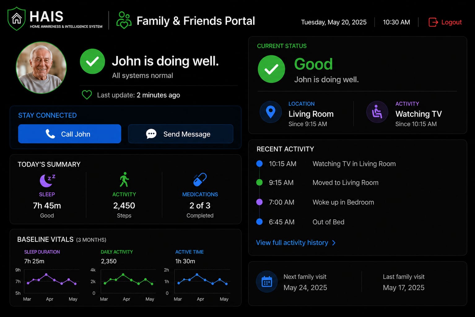 Family and Friends Portal