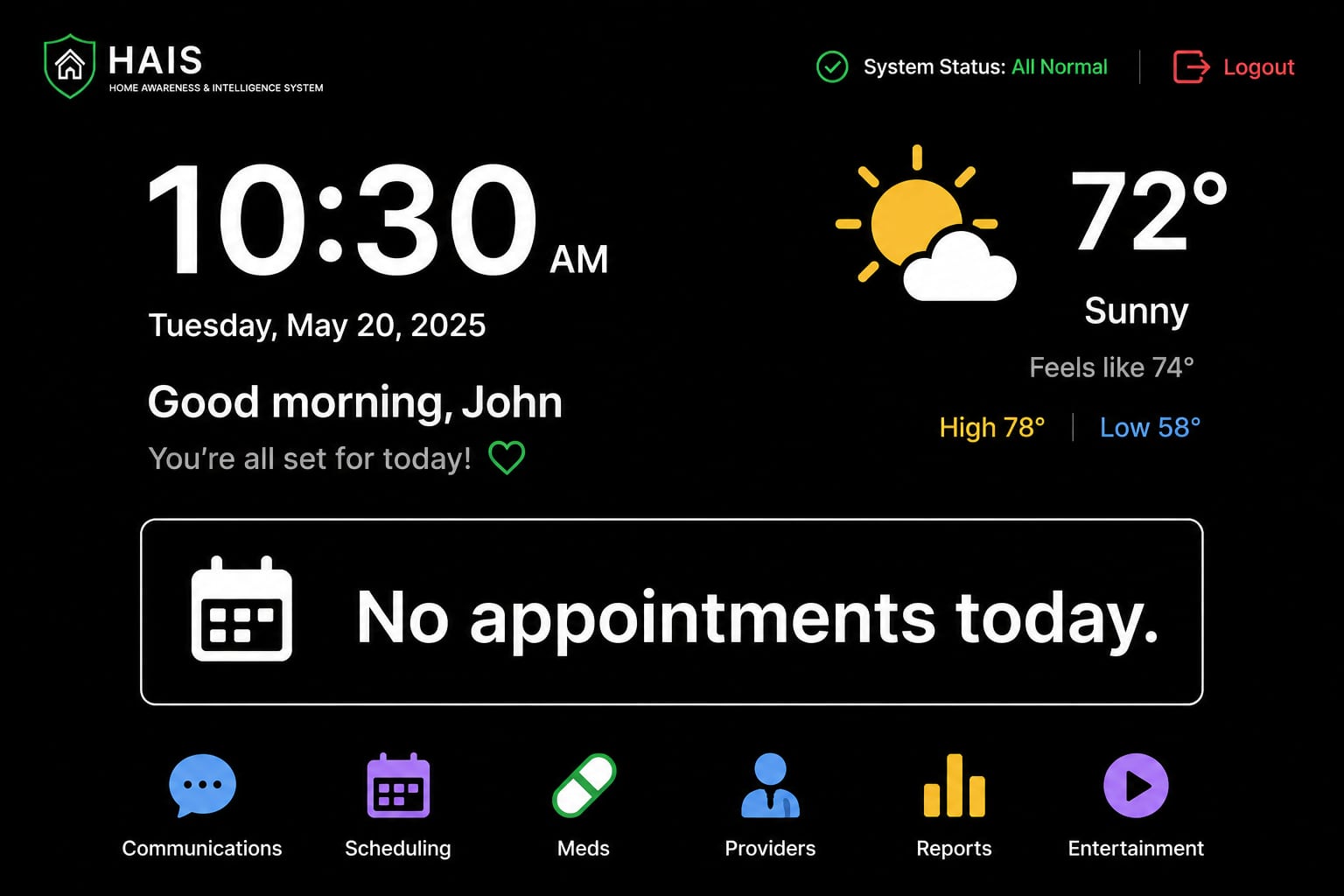 Resident Companion Interface