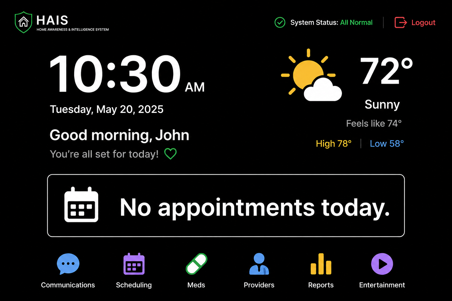 Resident Companion Interface
